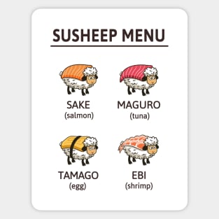 Susheep Menu Sticker